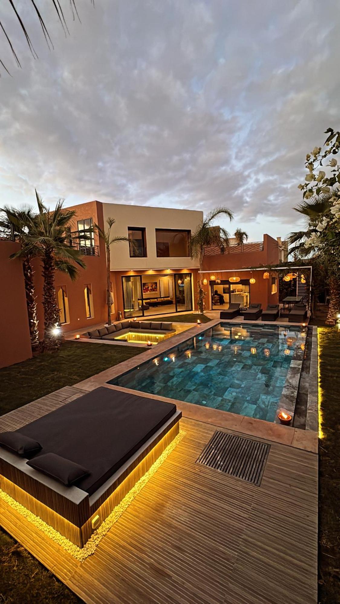 Villa Mattia Piscine Chauffee Sans Vis A Vis Marrakesch Exterior foto