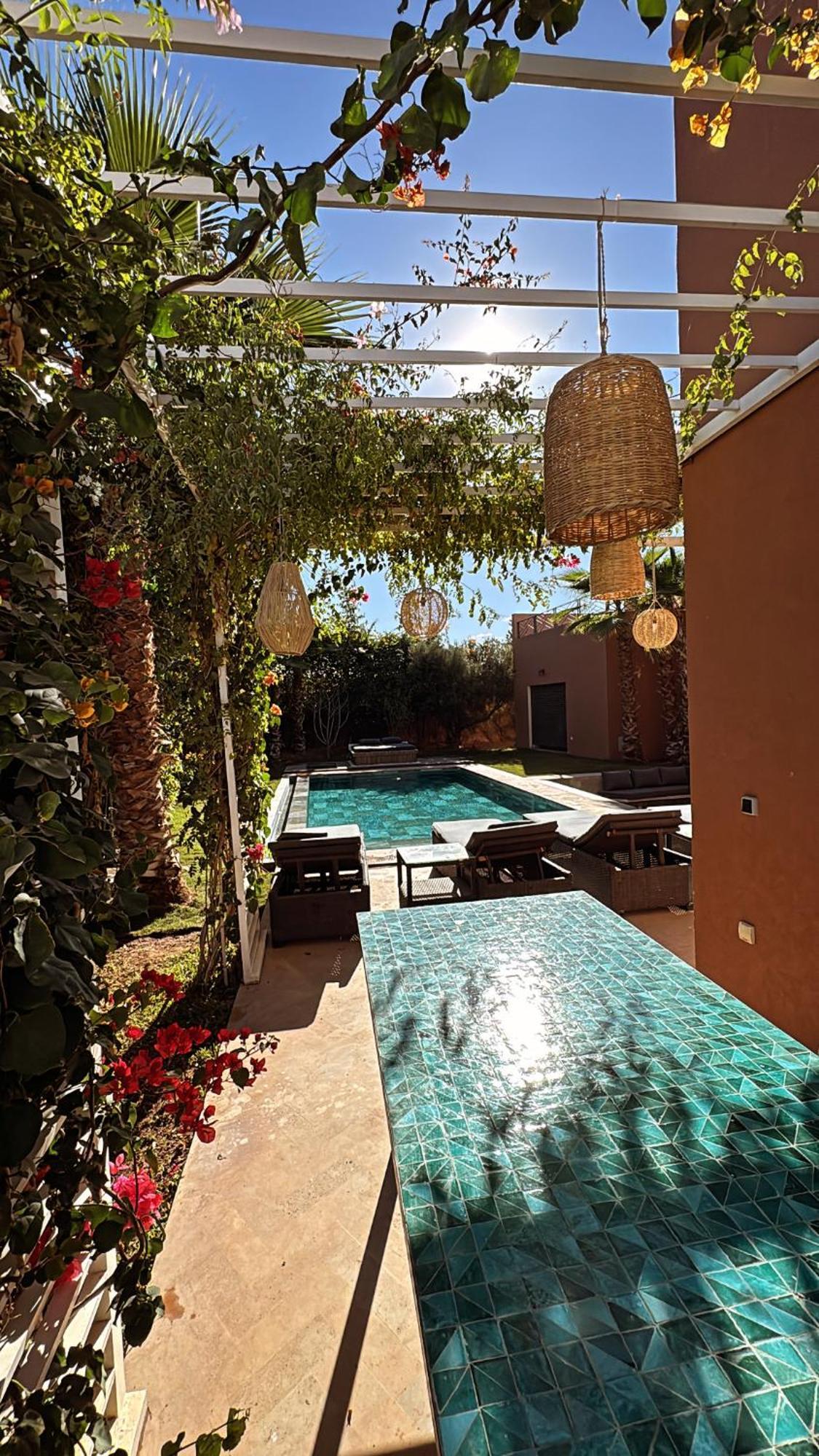 Villa Mattia Piscine Chauffee Sans Vis A Vis Marrakesch Exterior foto