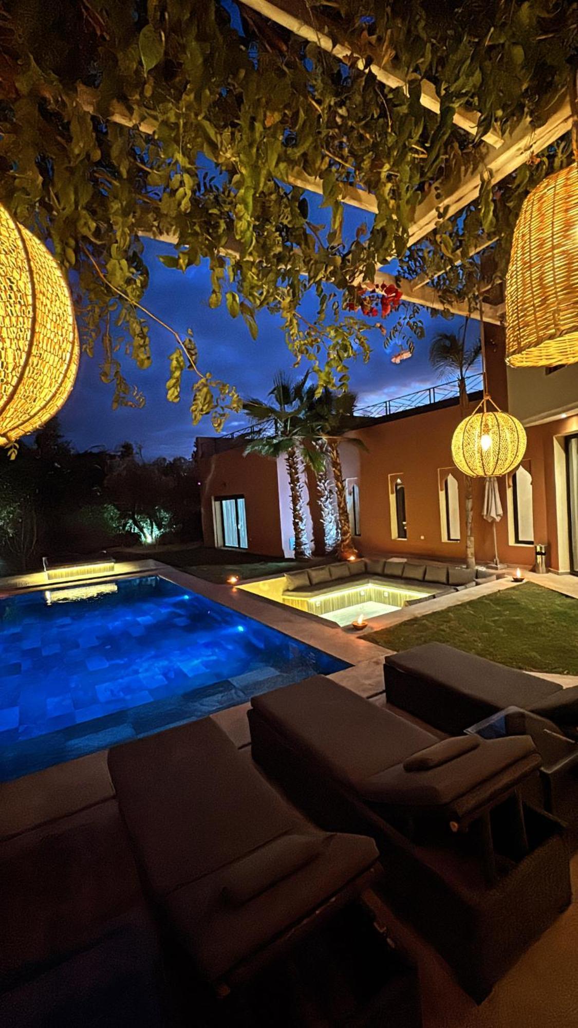 Villa Mattia Piscine Chauffee Sans Vis A Vis Marrakesch Exterior foto