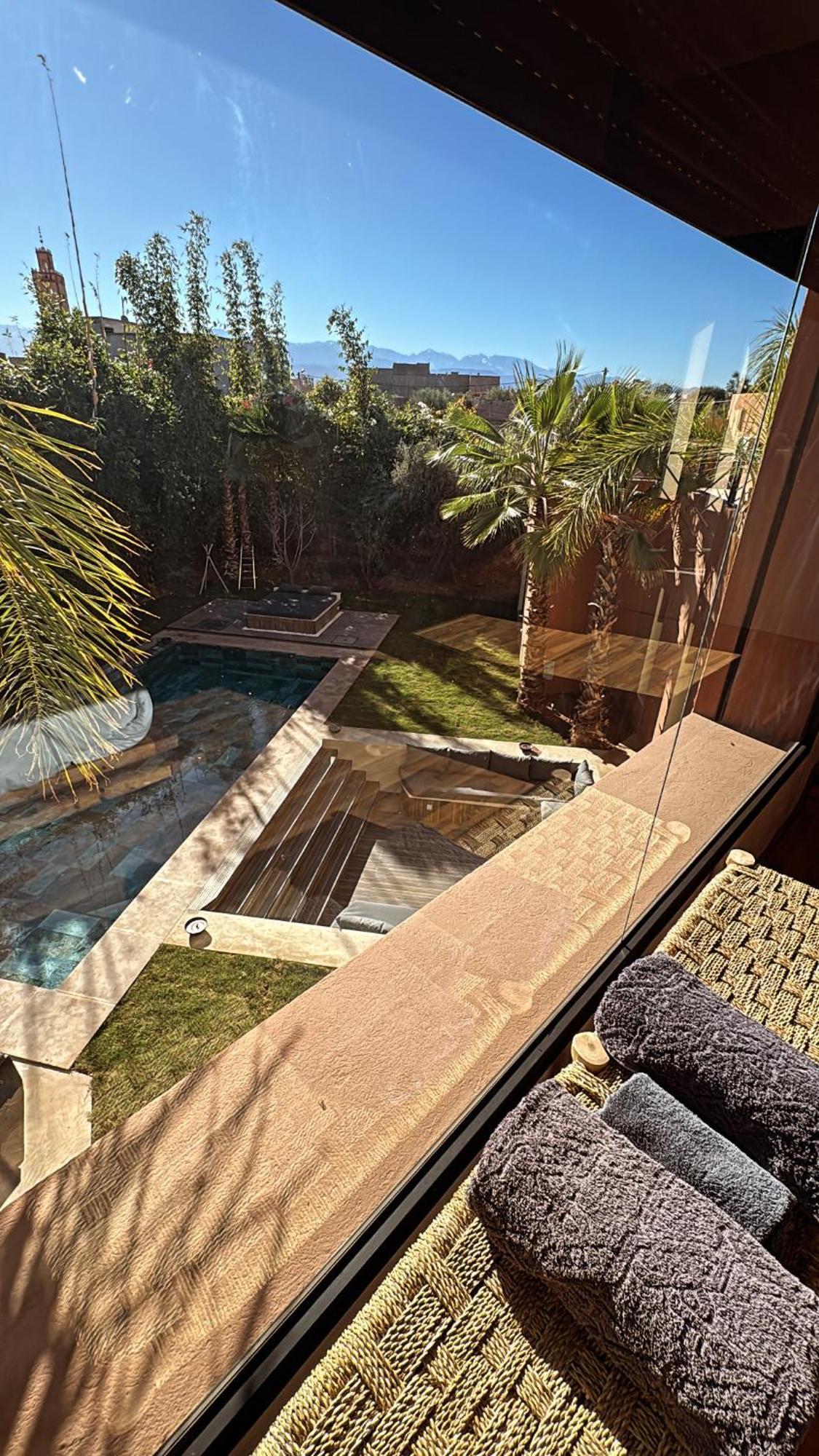 Villa Mattia Piscine Chauffee Sans Vis A Vis Marrakesch Exterior foto